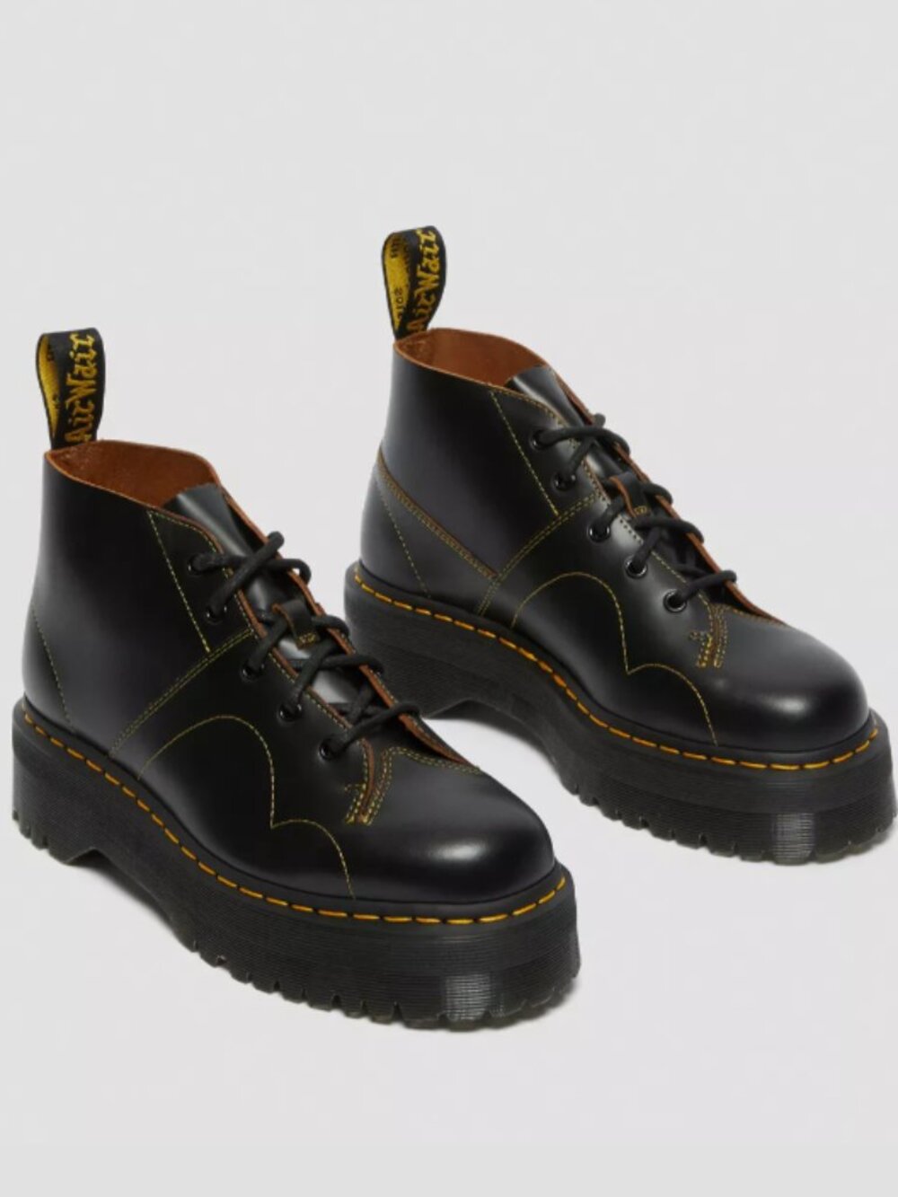 Dr. Martens Church Platform Monkey Boots Size 5